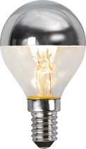 LED Kogellamp - Zilver Top Coated - E14 - 3.5W - Extra Warm Wit 2700K - Dimbaar