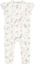 Prénatal Newborn Meisjes Ééndelig Pakje - Baby Kleding voor Meisjes - Maat 50 - Donkerwit met Bloemenprint