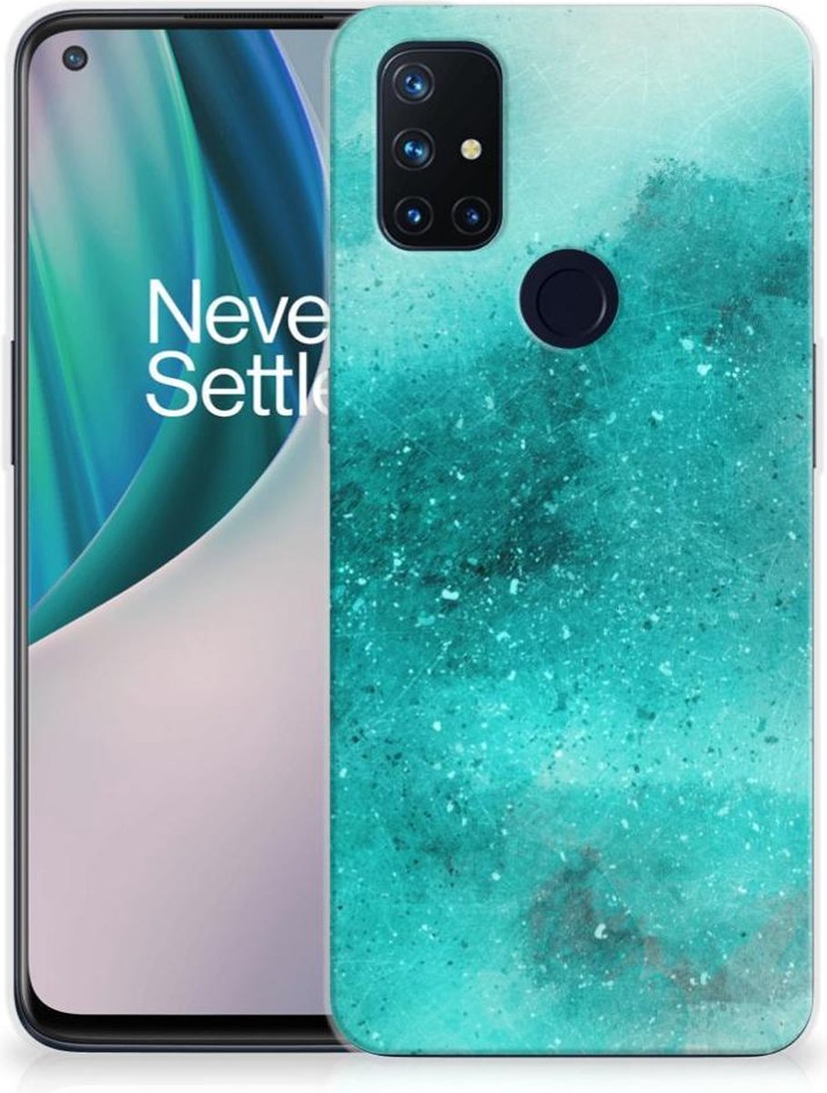 Hoesje maken OnePlus Nord N10 5G Painting Blue