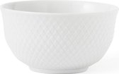 Lyngby Porcelain Rhombe bowl D11cm wit