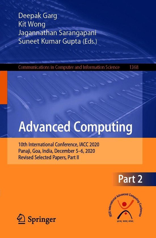 Springer Nature Proceedings Computer Science 2 - Advanced Co ... - cover