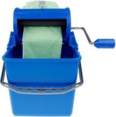 Wringer met emmer - blauw - 5Liter - Uniek hulpmiddel voor het uitwringen van werkdoekjes