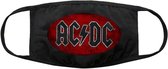 AC/DC Masker Oval Logo Vintage Zwart