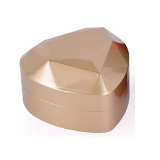 Ringdoosje hartje LED licht - liefde - goud - aanzoek - verloving - bruiloft - huwelijksaanzoek - sieradendoos - Valentijnsdag - ring - verlichting - lichtje - met licht - Merkloos