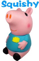 Squishy Figuurtje Peppa Pig (Blauw) 15 cm | Squishies Sqeezy Squeezy Pop it Fidget | Speelgoed voor kinderen | Stressbal Anti-Stress |