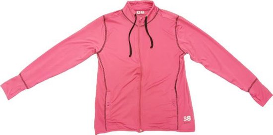 Veste de fitness Femme - Manches avec trou pour le pouce pratique - Rose /  Zwart -... | bol.com
