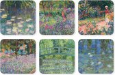 Onderzetters, set van 6, De tuin van Monet in Giverny