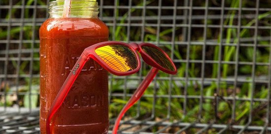 GoodR - OG - Phoenix At A Bloody Mary Bar - Hardloop Zonnebril - Red - M van GoodR — afbeelding 5