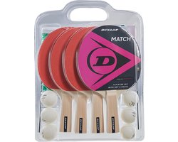Dunlop Match Tafeltennis Set (4 spelers)