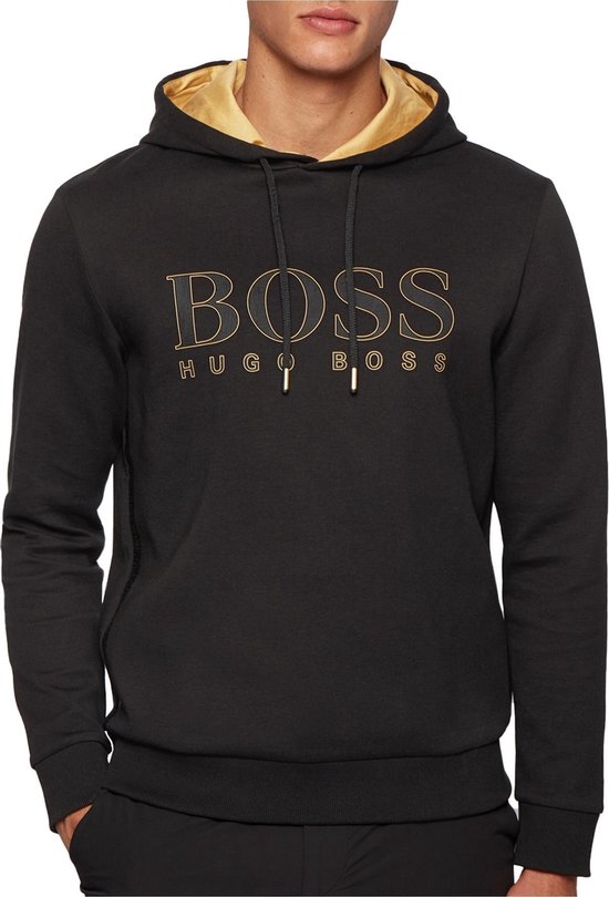 Hugo Boss Trui - Mannen - zwart/goud | bol.com