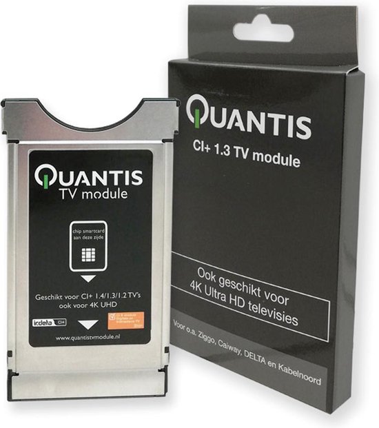 Quantis CI+ 1.3 TV Module - Ziggo - Caiway - DELTA - kabelnoord - NIEUW:  1.4 / 1.3 /... | bol.com