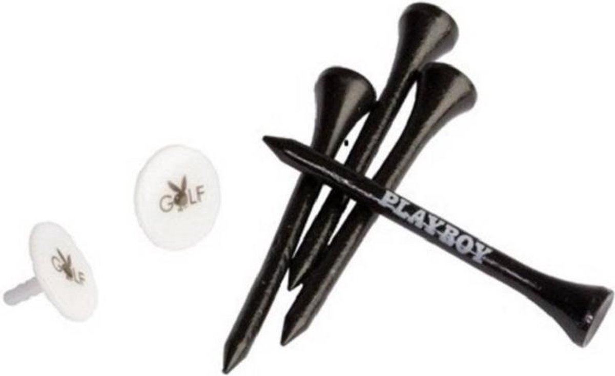 Golftee Hout Playboy Zwart