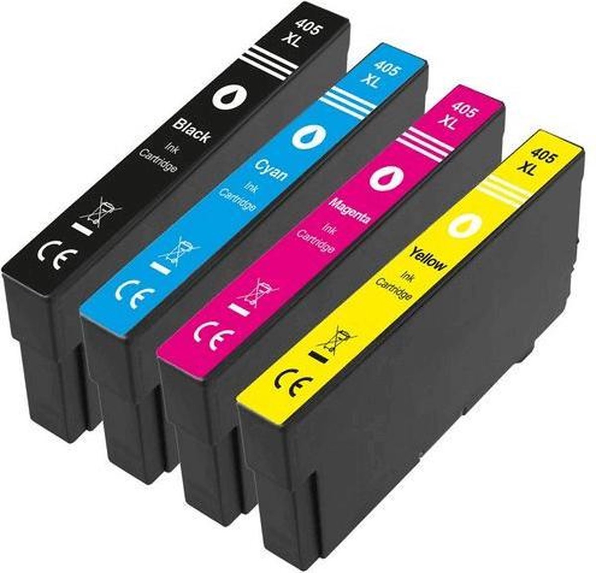 MediaHolland - Huismerk Inkt Cartridges voor Epson 405XL Printers - Set van 4 Stuks - Epson Inktpatronen, Cartridge