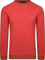 Breezy - sweater- ronde hals - brick -rood