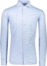 Profuomo Overhemd Blauw Getailleerd - Maat EU44 - Mannen - Never out of stock Collectie - Katoen