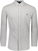 Polo Ralph Lauren Overhemd Grijs Getailleerd - Maat L - Mannen - Never out of stock Collectie - Katoen