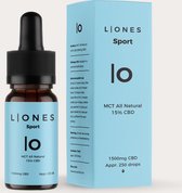 CBD Olie (15% / 1500 mg CBD) - 10ml - Sport Collectie - LIONES