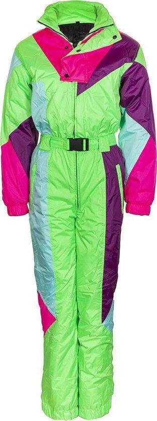 Funky Alps Skipak Old School / Vintage Onesie Skipak / Wintersport / Apres-ski / Flourescerend / Neon