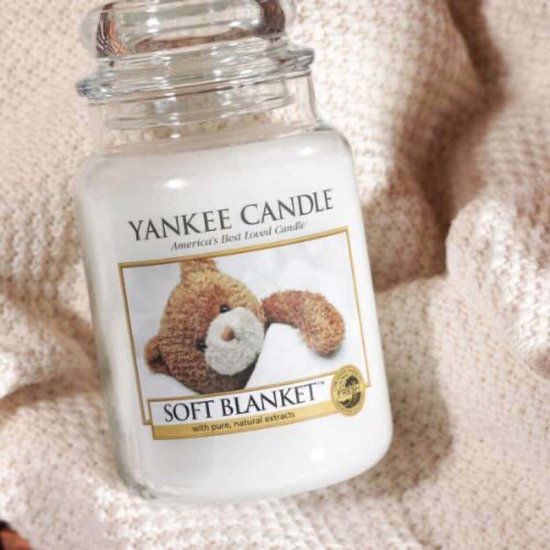 Yankee Candle Large Jar Geurkaars - Soft Blanket