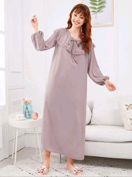 100% zijden nachthemd in roze Kleding Dameskleding Pyjamas & Badjassen Nachthemden en tops 