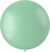 Folat Ballon Powder Pistache 78 Cm Latex Lichtgroen
