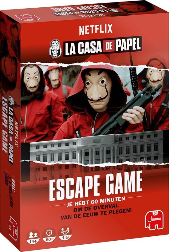 Jumbo La Casa de Papel Escape Game - Escape Room Bordspel | Games | bol.com
