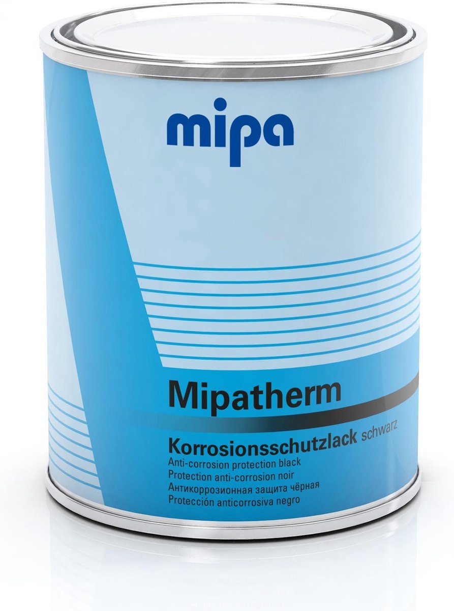 MIPA MipaTherm Hittebestendige lak ZWART 800ºC - 750ml
