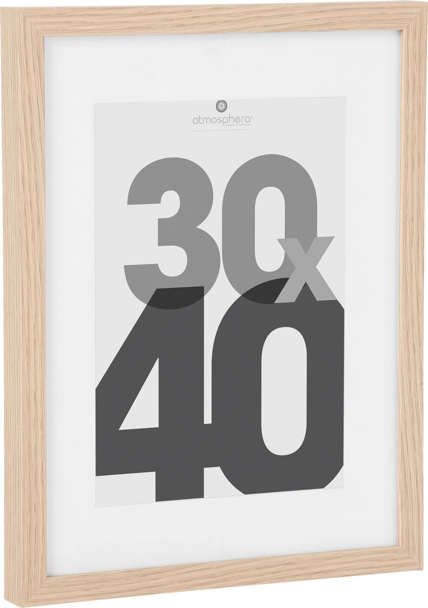 FOTOKADER 30 X 40 CM - MDF - NATUREL