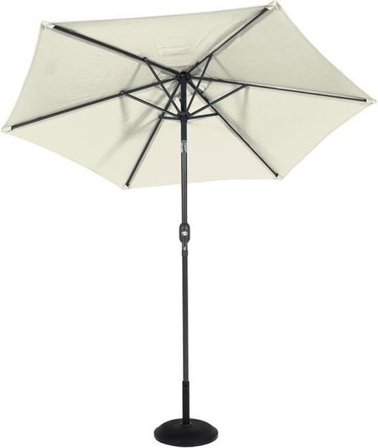 Pellen Bedrog loterij Hartman Sunline parasol rond 300cm natural. | bol.com