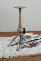 Metalen kaarsenhouder 20x17.5x28 cm