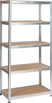 Metalen Opbergrek - Stellingkast - Promo set 2 stuks - 180 X 90 X 40 cm- Draagvermogen 875 kg