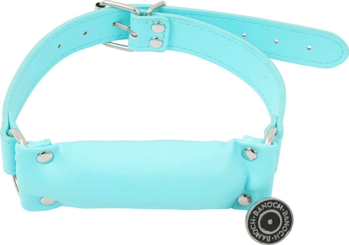 Goedkoopste Banoch - Bit gag soft straight blue - bitgag van imitatieleer blauw