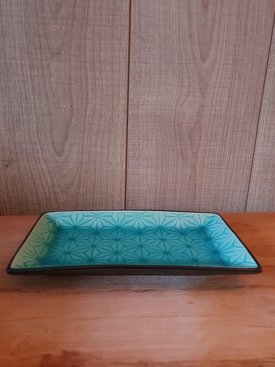 TDS, Sushi Set, Glassy Turquoise, 8pcs, Item No. 8154