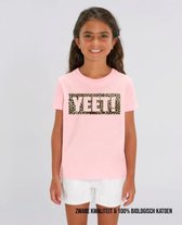 T-Shirt Yeet! Luipaard Cotton Pink