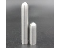 WiseGoods Sigarenkoker - Roestvrij Staal - Metalen Sigaarbuis - Sigaren accessoires - Geschikt voor 1 Sigaar