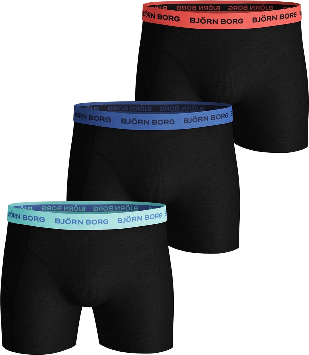 Bj rn Borg Onderbroek - Mannen - zwart/rood/blauw