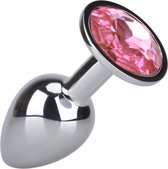 Ohh! Anal Plug Small Zilver/Roze