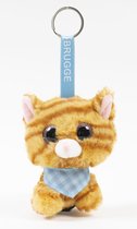 Memoriez Sleutelhanger Brugge Kat Blauw