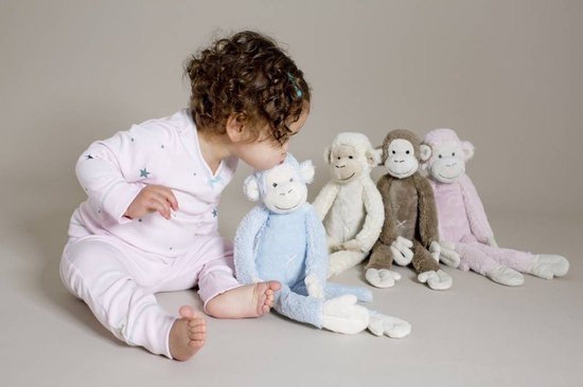 Happy Horse Aap Mickey Muziekknuffel - Bruin - Baby cadeau — afbeelding 4