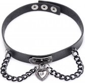Bundle - Master Series - Gothic Heart Verstelbare Collar met glijmiddel