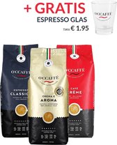 O'ccaffè - Premium Italiaanse koffiebonen Proefpakket XL | 3 x 1kg | Barista kwaliteit