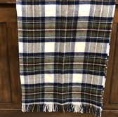 Plaid 100 % nieuwe wol: Tartan, muted blue Dress Stewart