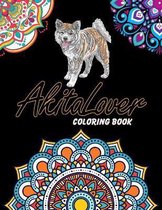 Akita Lover Coloring Book