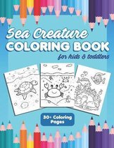Sea Creature Coloring Book for Kids and Toddlers