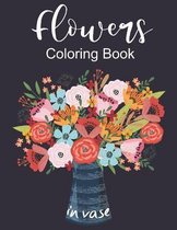 Flowers In Vase Coloring Book