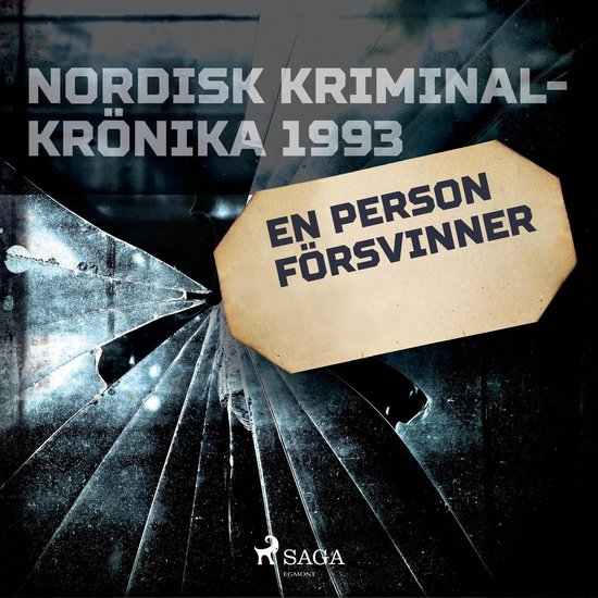 En person försvinner - cover