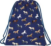 BackUP Gymbag Paardjes - 45 x 35 cm - Polyester