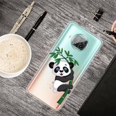Voor Xiaomi Mi 10T Lite 5G Gekleurde tekening Clear TPU beschermhoesjes (Panda)