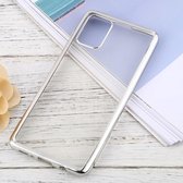 Voor Samsung Galaxy A71 ultradunne beplating TPU beschermende zachte hoes (zilver)
