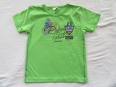 dirkje , garçons, t-shirt à manches courtes , vert vif , tahiti, 92 - 2 ans